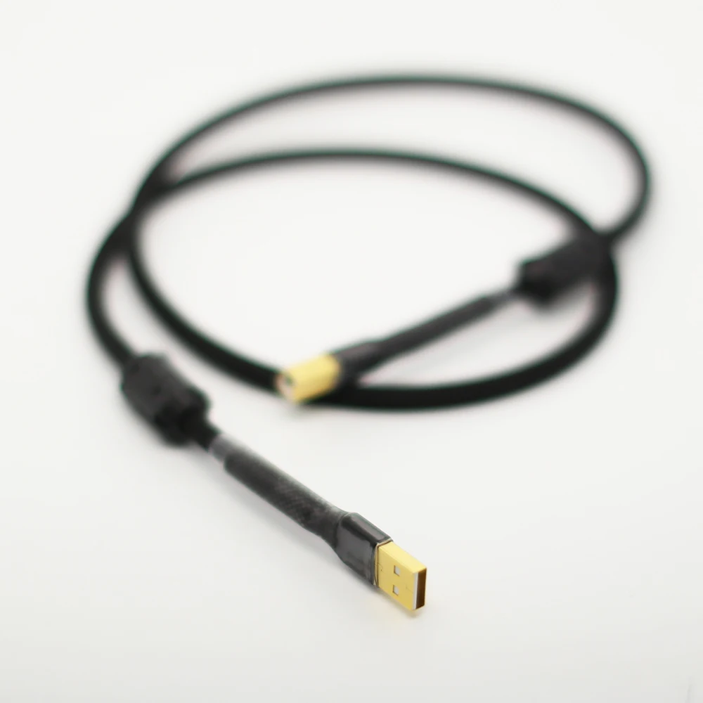 

Preffair X401 OFC copper Hi-End USB Cable Type A to Type B Hifi Data Cable 2.0 Version USB Audio Wire