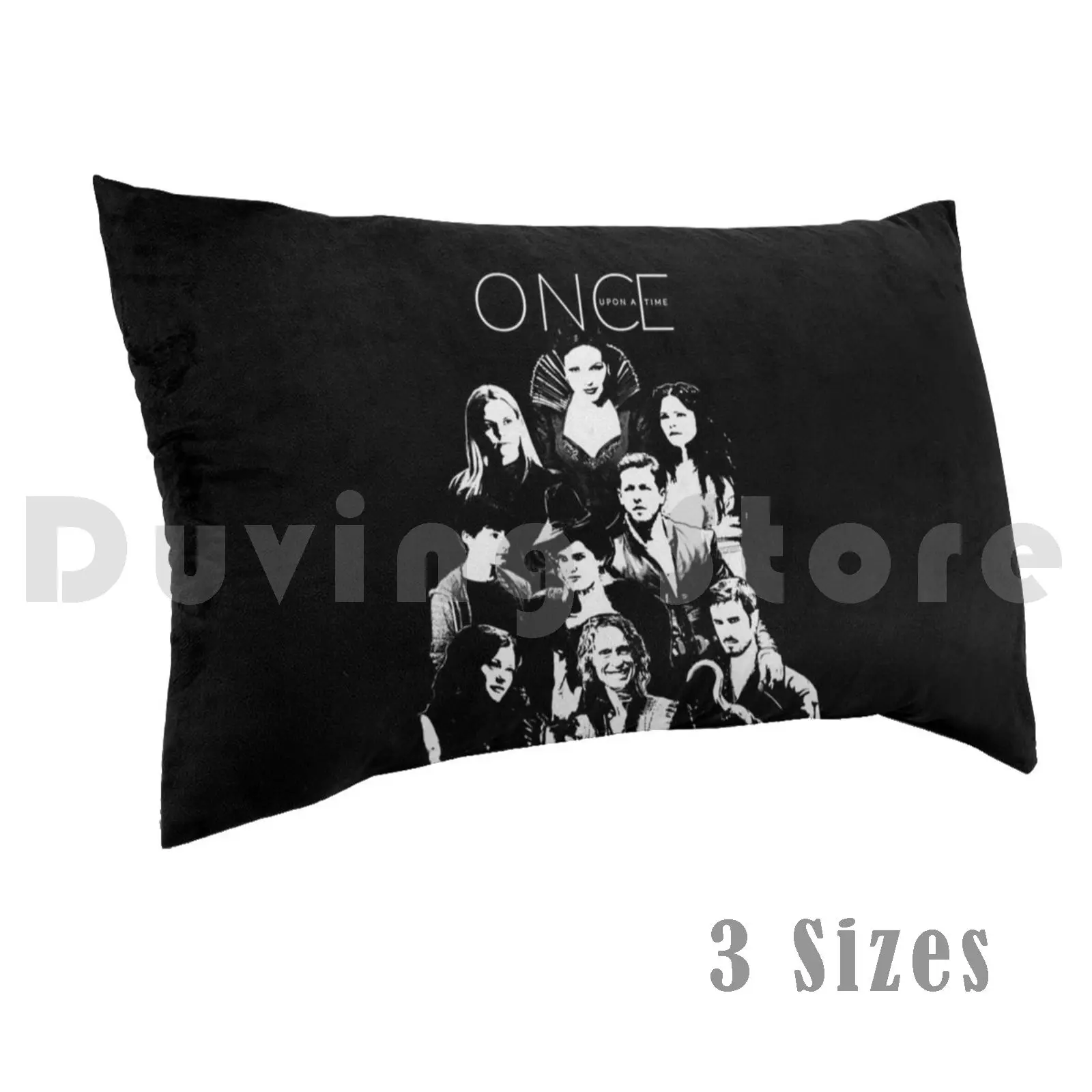 Once Upon A Time Cast Pillow Case Printed 50x75 Once Upon A Time Ouat Hook Regina Evil Queen Rumple