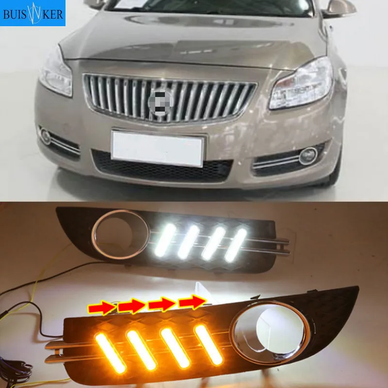 

LED Daytime Running Lights For Buick Regal 2009-2013 Fog lamp ABS 12V DRL