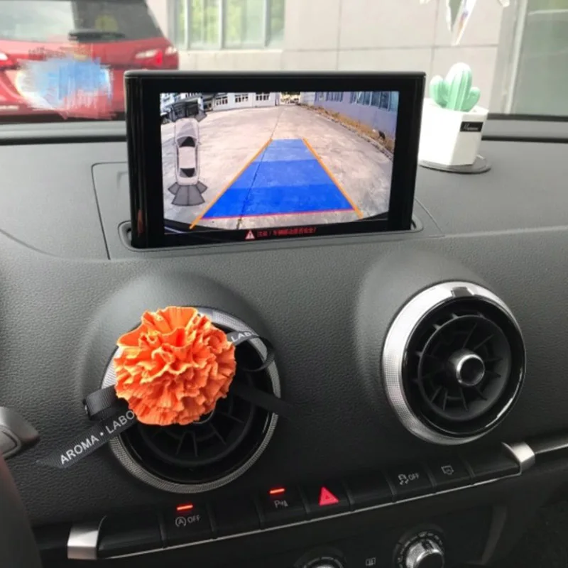 Front Rear View Camera Kit For Audi A3 S3 8V 2012-2019 OEM Display Screen Upgrade Interface Adapter Back Up Reverse CAM Decoder