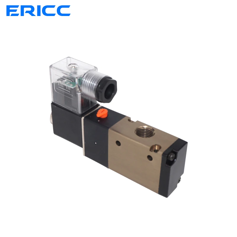 3 Way Port 2 Position 3V210-08 Normally Closed DC12V 24V AC220V Pneumatic Air Solenoid Valve Electric Control Gas Magnetic Valve