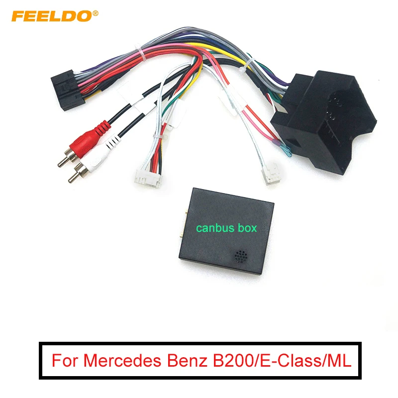 

Car Android 16PIN Power Wiring Harness Cable With Canbus For Mercedes Benz B200/C-Class/E-Class/ML/S300/Vito/Viano/R-Class