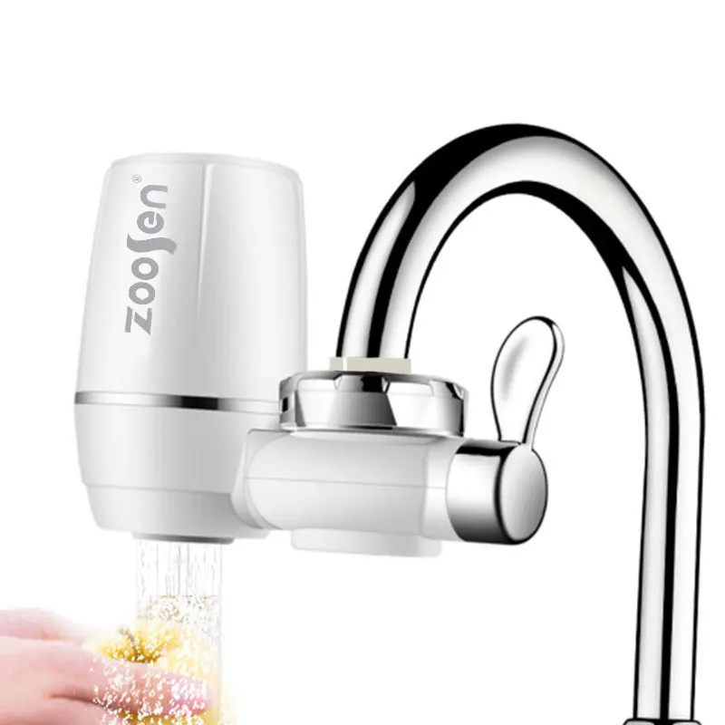 Kitchen Tap Faucet Water Purifier Pre-filter Household Water Purifier Washable Ceramic Percolator Water Filter