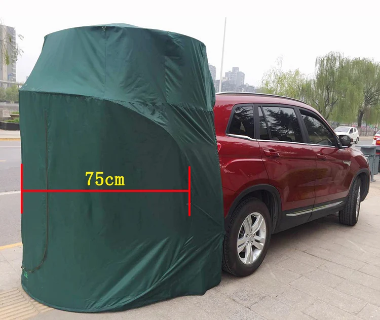 Extended Car Rear Roof Outdoor Equipment Camping Tent Canopy Tail Ledger Picnic Awning Temporary Simple Motorhome for SUV only