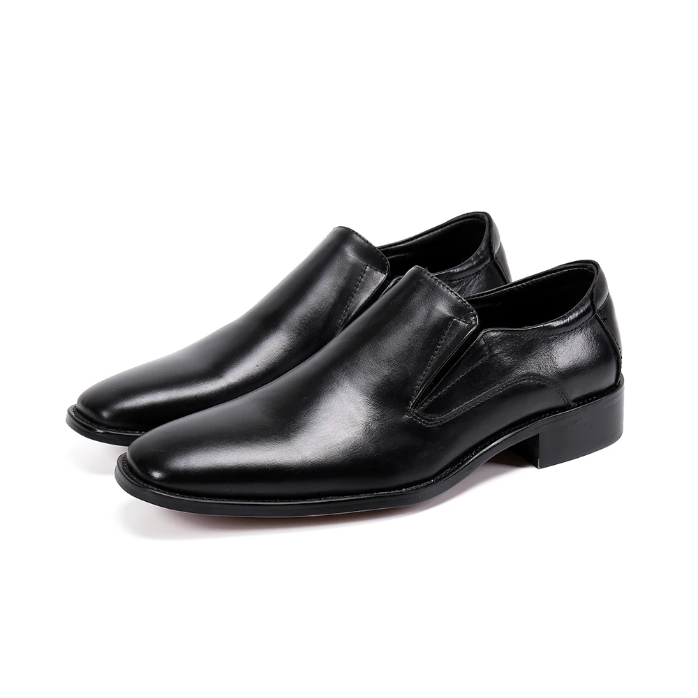 

Italian Men Formal Shoes 2020 Spring Autumn Brand Wedding Dress Shoes Footwear Black Fashion Design Leather Men Shoes Office