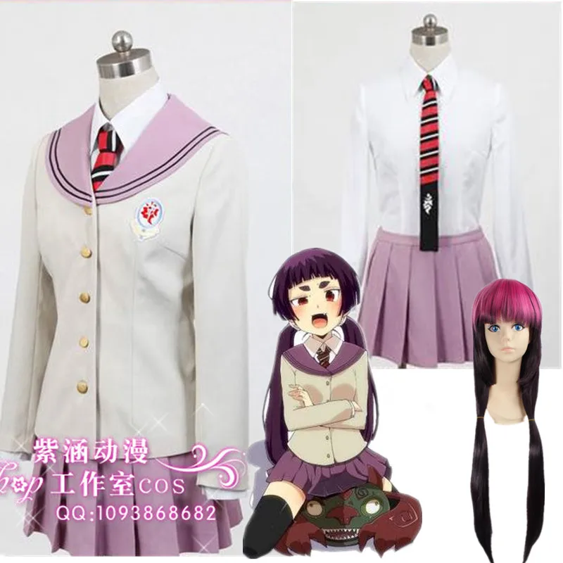 

Anime Blue Exorcist Ao No Exorcist Kamiki Izumo Cosplay Costume Uniform cosplay costume halloween party clothes suits