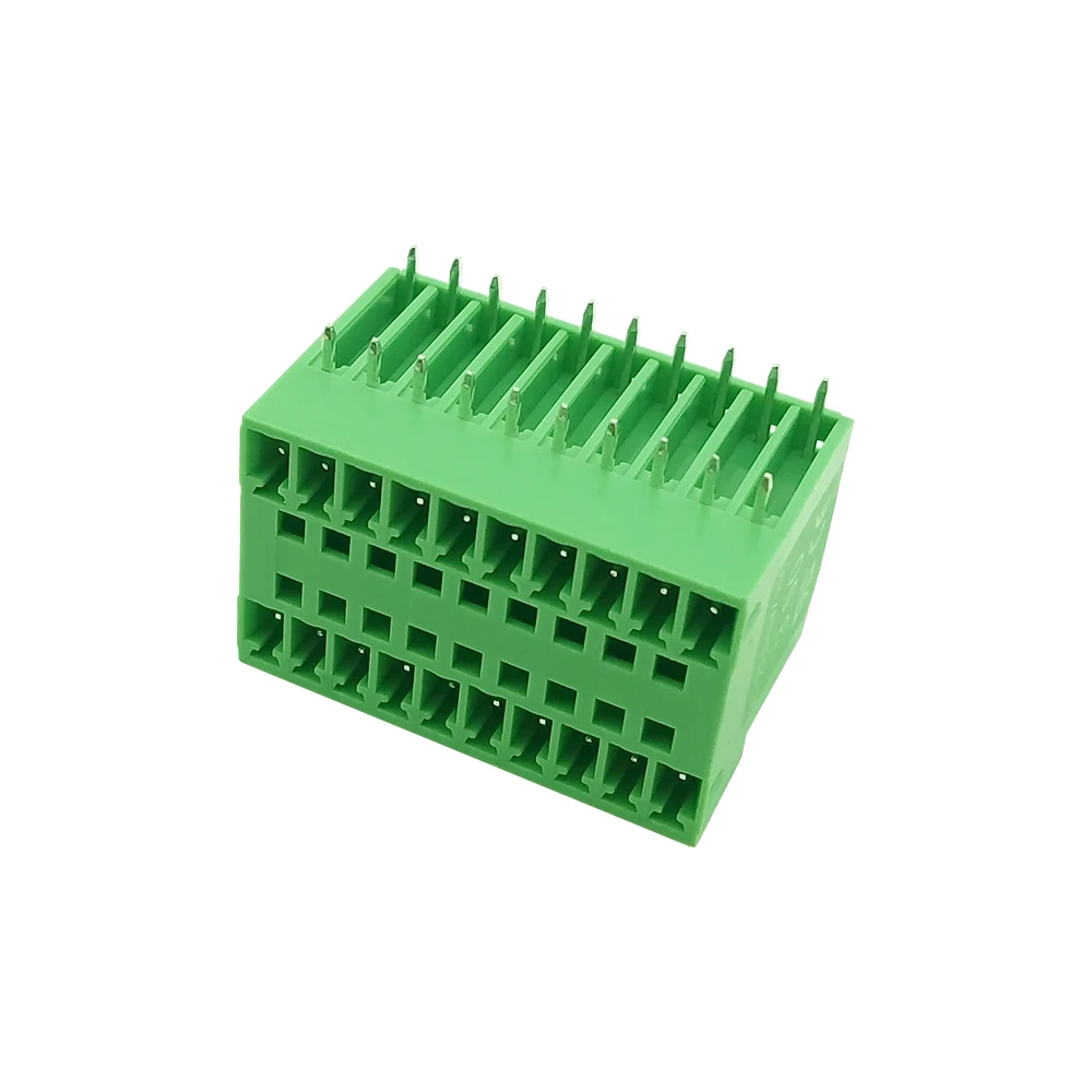 10Pcs 3.5mm 15EDGRH ECHB350R KF2EDGRH 3.5 PCB PLUGGABLE PLUG-IN TEMINAL BLOCKS CONNECTOR MCD 1,5/12-G1-3,81  PHOENIX CONTACT