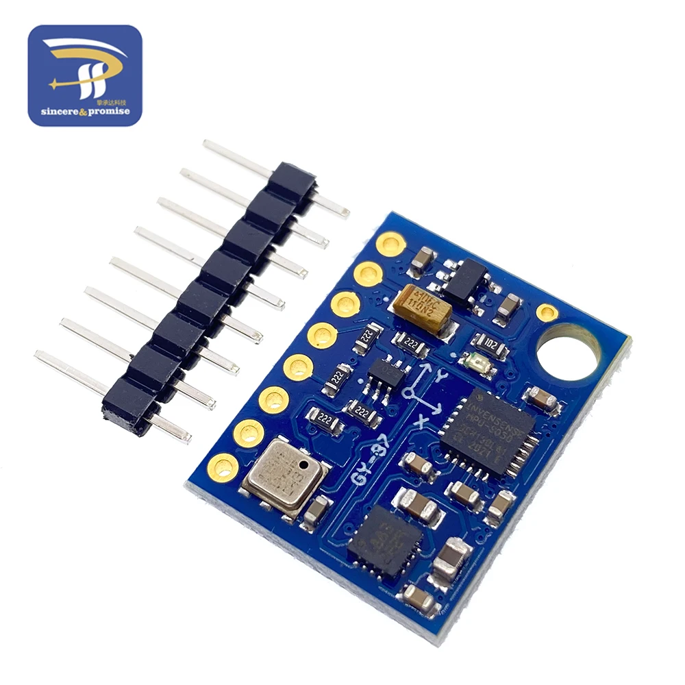 GY-87 10DOF Module MPU6050 HMC5883L BMP180 GY87 Sensor Module 3V-5V GY87 For Arduino Power High Accurancy