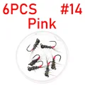 6 piezas talla 14 rosa