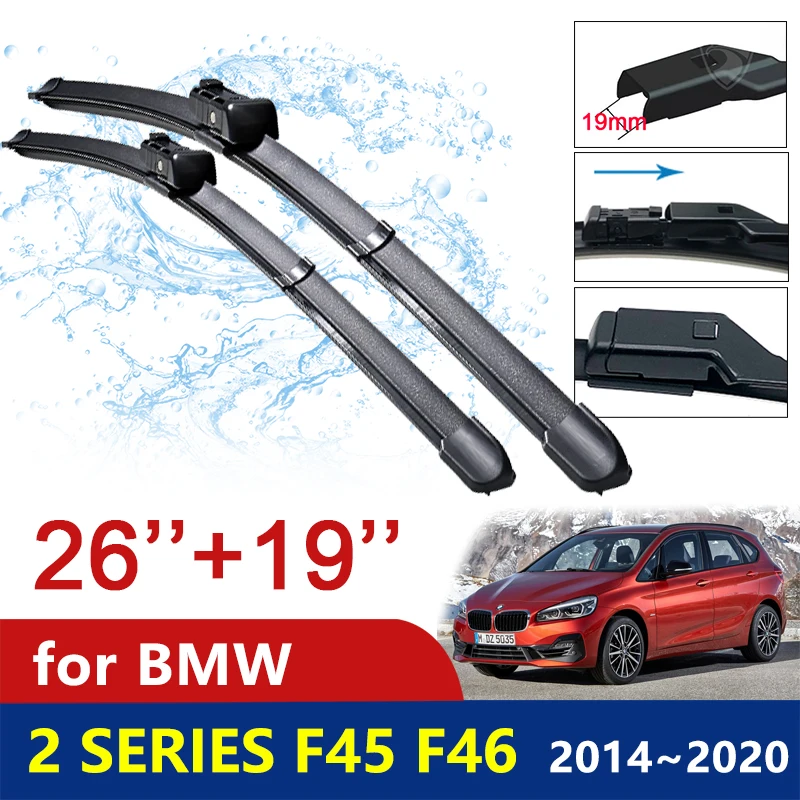 

Car Wiper Blades for BMW 2 Series F45 F46 2014~2020 Windscreen Brushes Car Accessories 216i 218i 220i 225i 225xe 216d 218d 220d