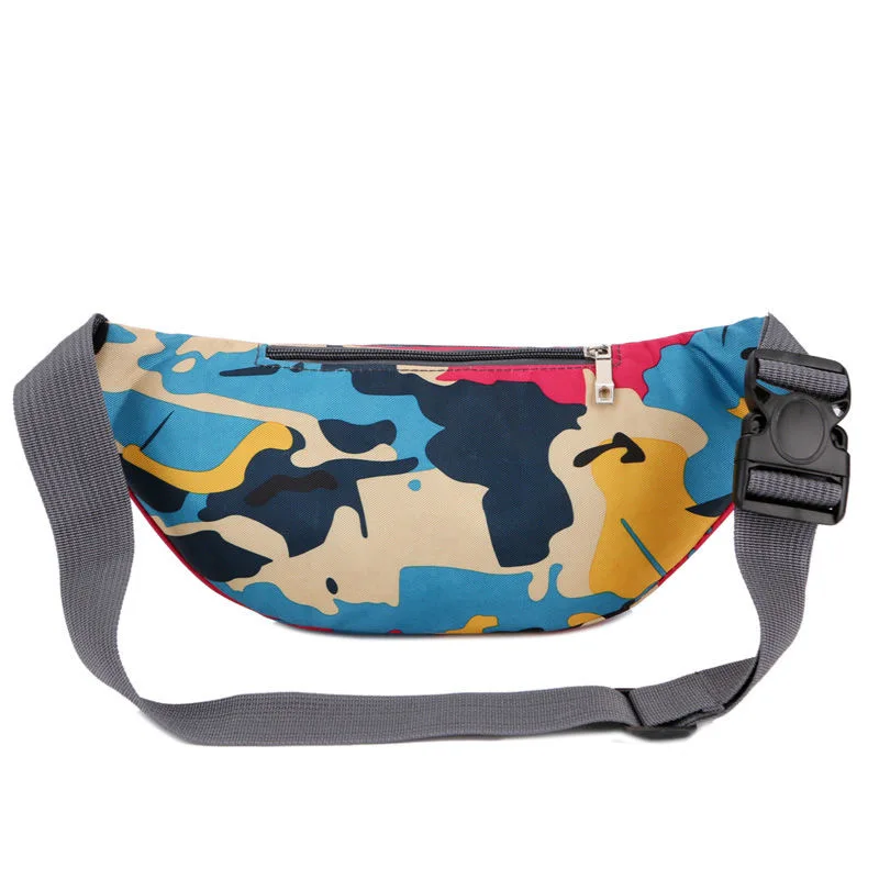 JYSHINE เข็มขัดกีฬาเอวแพ็คกระเป๋าเดินทาง Bum Bag Camouflage Unisex เอวกระเป๋า Fanny Pack Pouch กระเป๋า