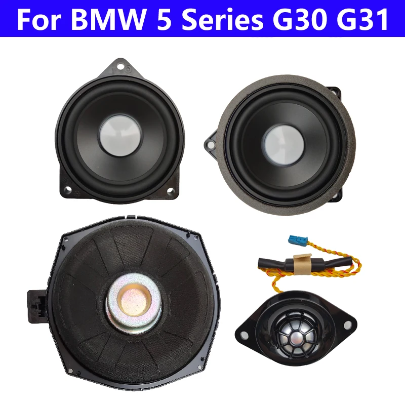 

For BMW 5 Series G30 G31 Sound High Quality Center Console Head Treble Midrange Tweeter Speaker Horn Cover Audio Upgrade Kit