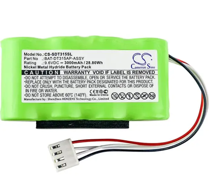 cameron sino 3000mah battery for SHIMPO DT-315A Stroboscope BAT-DT315A/P BAT-DT315AP-ASSY 	Equipment, Survey Battery