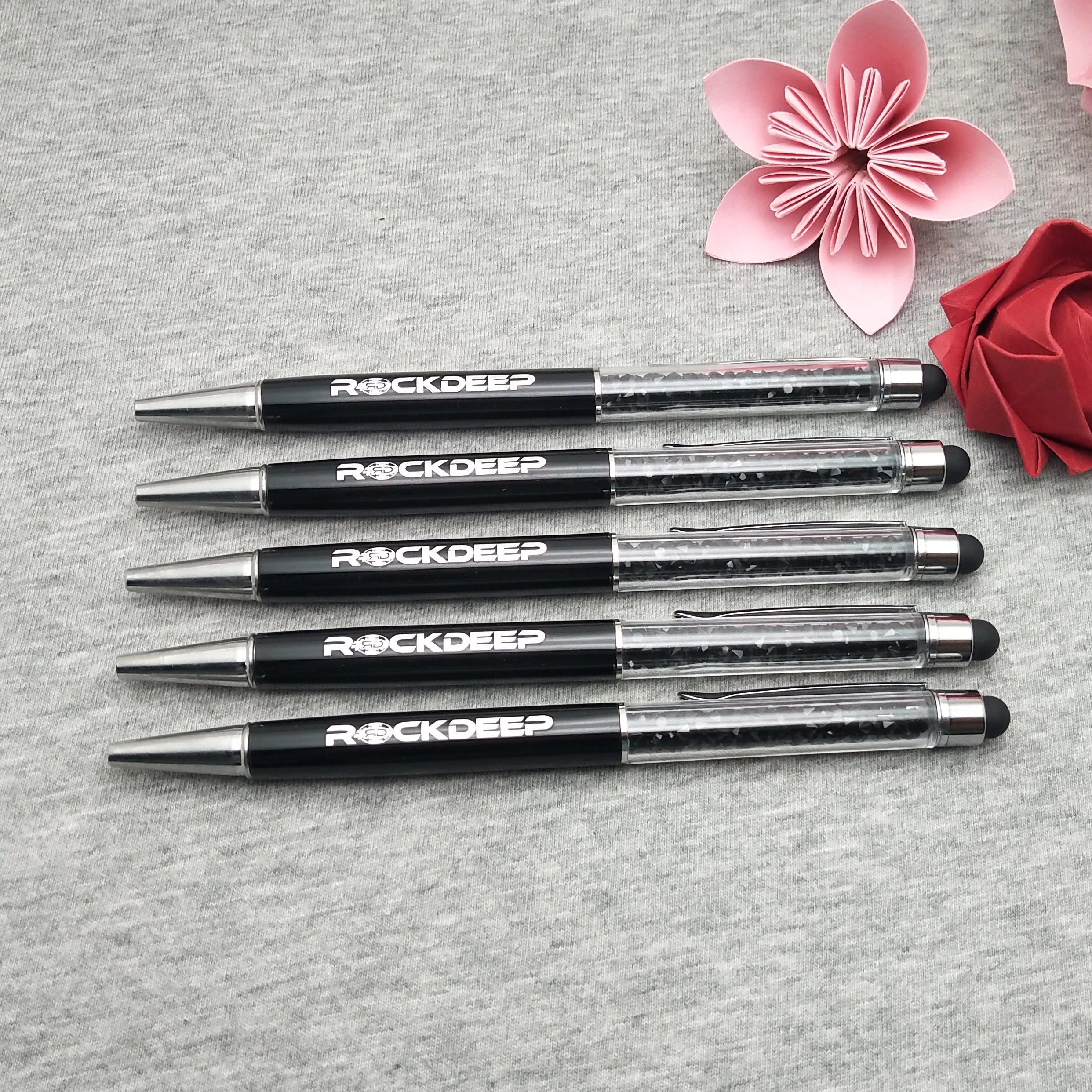 Hot Promotion !! touch screen diamond stylus pen for ipad diamond crystal gift pen laser engraved with your logo/name/email FREE