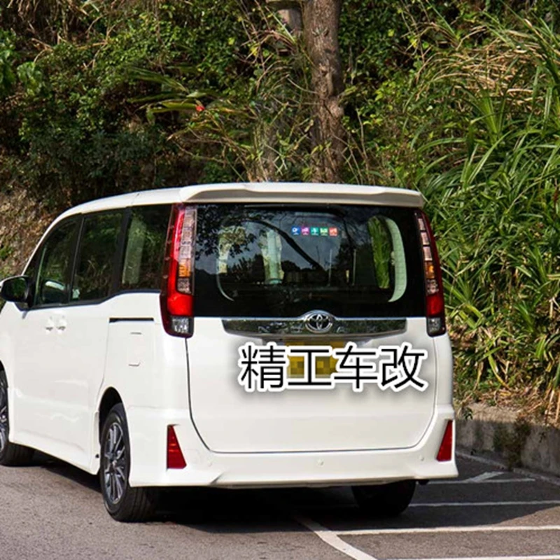 

For Toyota Noah Voxy 2013 2014 2015 ABS Plastic Unpainted Primer Color Rear Trunk Boot Lip Wing Spoiler Car Styling