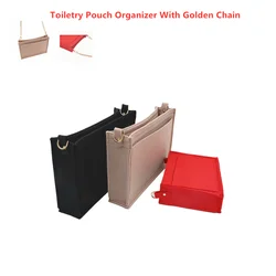 Voor Toilettas Pouch 19 26 Tas Purse Organizer Insert Met D Ring Toilettas 26 Luxe Organizer Met Chain Makeup bag Insert