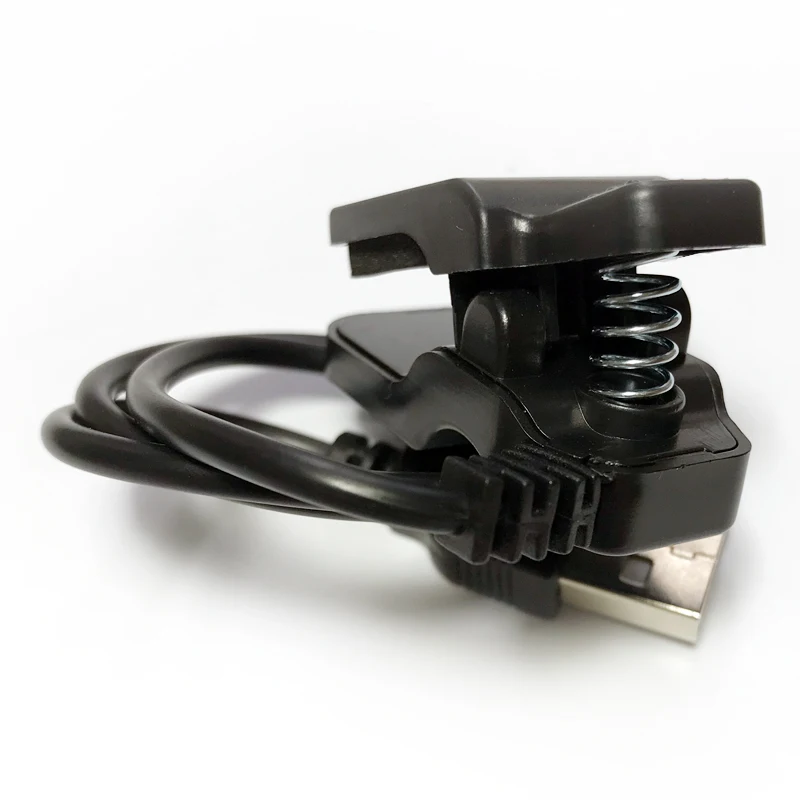 2-Pin 3 มม.ประเภทUniversalชาร์จสายสนับสนุนสมาร์ทนาฬิกาหรือสายรัดข้อมือUSB Port Chargersใช้งานร่วมกับmi Band 4