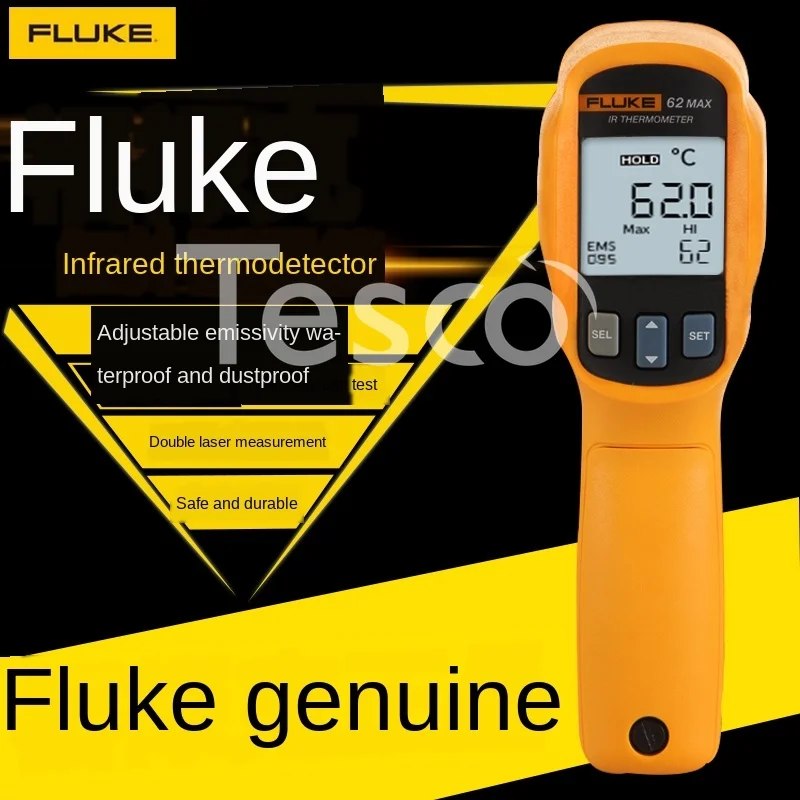 Infrared Thermometer f62MAX + handheld laser temperature measuring gun dual  oil  and water  accuracy