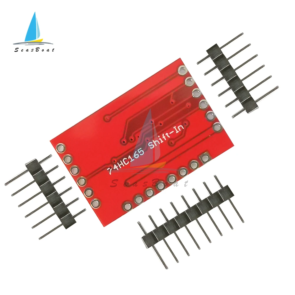 SN74HC165 DC2-6V Conversion Module Shift-In Breakout Parallel to Serial Data Conversion Board 0.1" Pitch Head Conversion Module