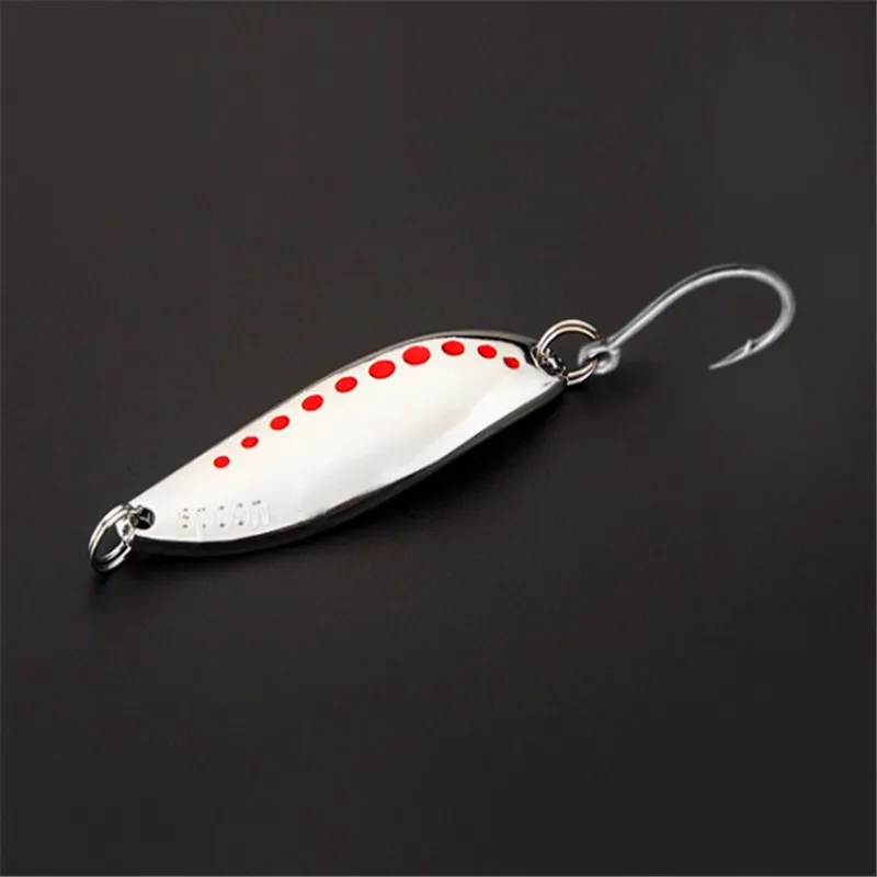 

1pcs Leech Metal Spoon Sequin Fishing Bait Vib Jig Wobbler Isca Artificial Crankbaits Fly Fishing Hard Baits Trout Pesca Lure