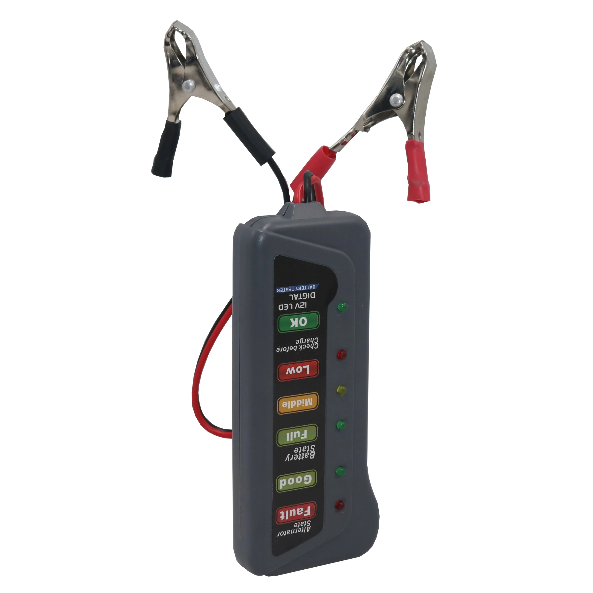 1 Pcs Mini 12V Car Battery Tester Digital Alternator Tester 6 LED Lights Display Car Diagnostic Tool Auto Battery Tester