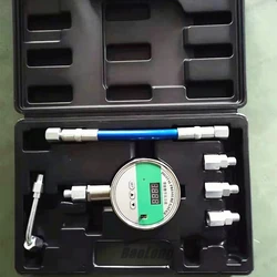 2550bar High Pressure Common Rail Pump Plunger Pressure Test Tool Set with Digital Pressure Gauge Diesel Pump Piston Repair