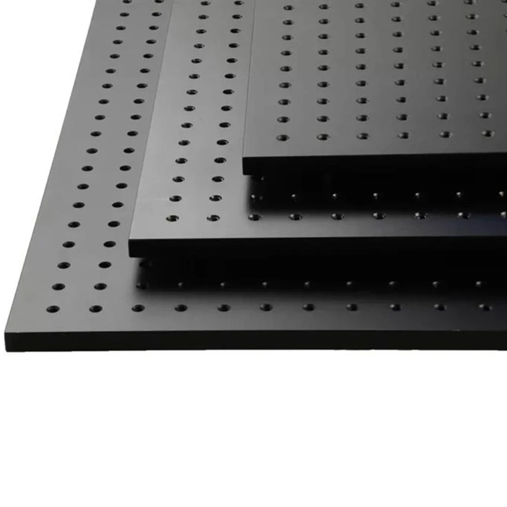 High Precision 300x450mm Optical Flat Optical Breadboard Optical Plate Black/White Anodized Aluminum M6 Tapped Mounting Holes