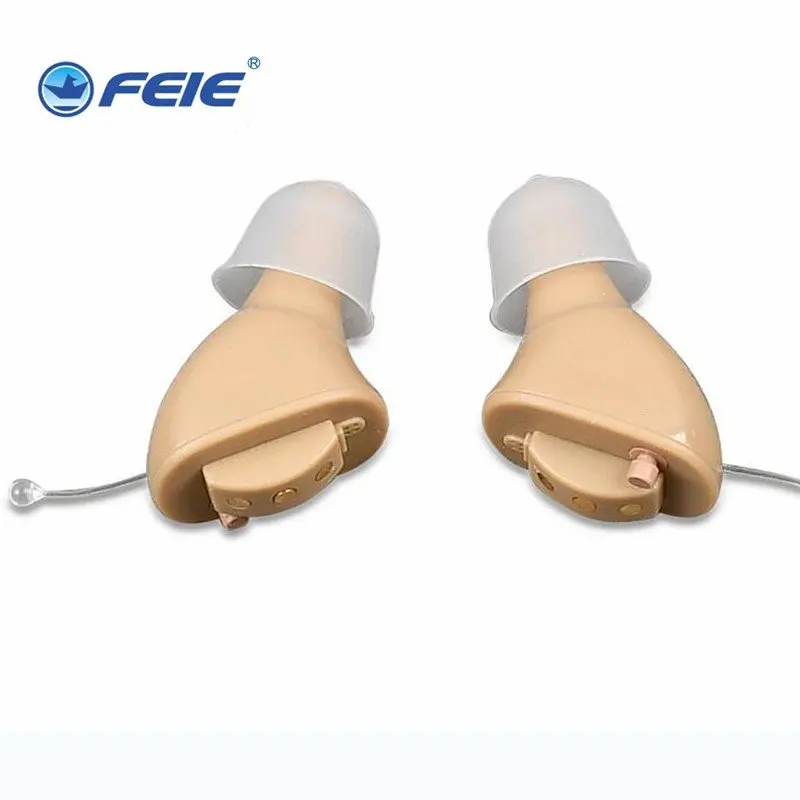 

Both Ear USB Rechargeable Mini In Ear Portable Invisible Hearing Aids Assistant Adjustable Tone Sound Amplifier For Deaf Elderly