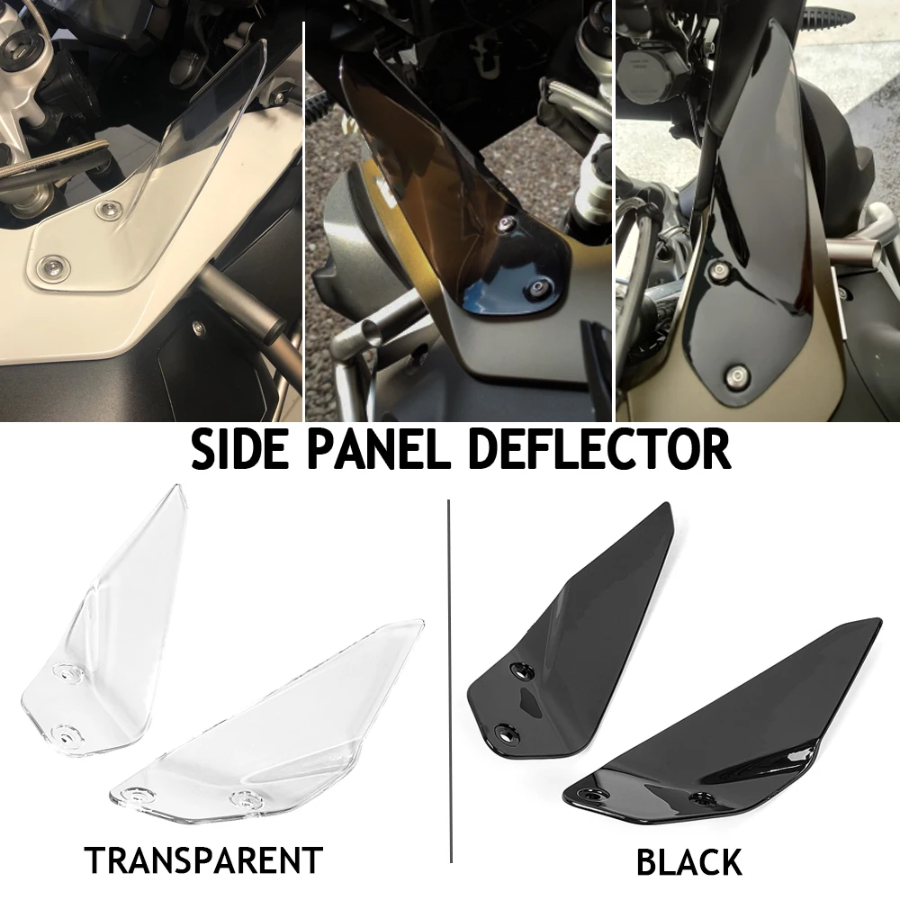 NEW R 1200 1250 GS ADV Side Windshield Windscreen Panel Wind Deflector For BMW R1200GS Adv 2014-2020 R1250GS Adventure 2019-2021