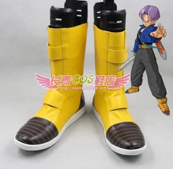 IN STOCK DBS Future Trunks Anime Cosplay Yellow Shoes Boots H016