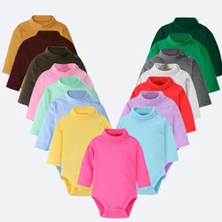 Barboteuse unisexe à manches longues pour bébé, combinaison pour nouveau-né, vêtements pour enfants, vêtements pour garçons et filles, livraison directe, printemps et hiver