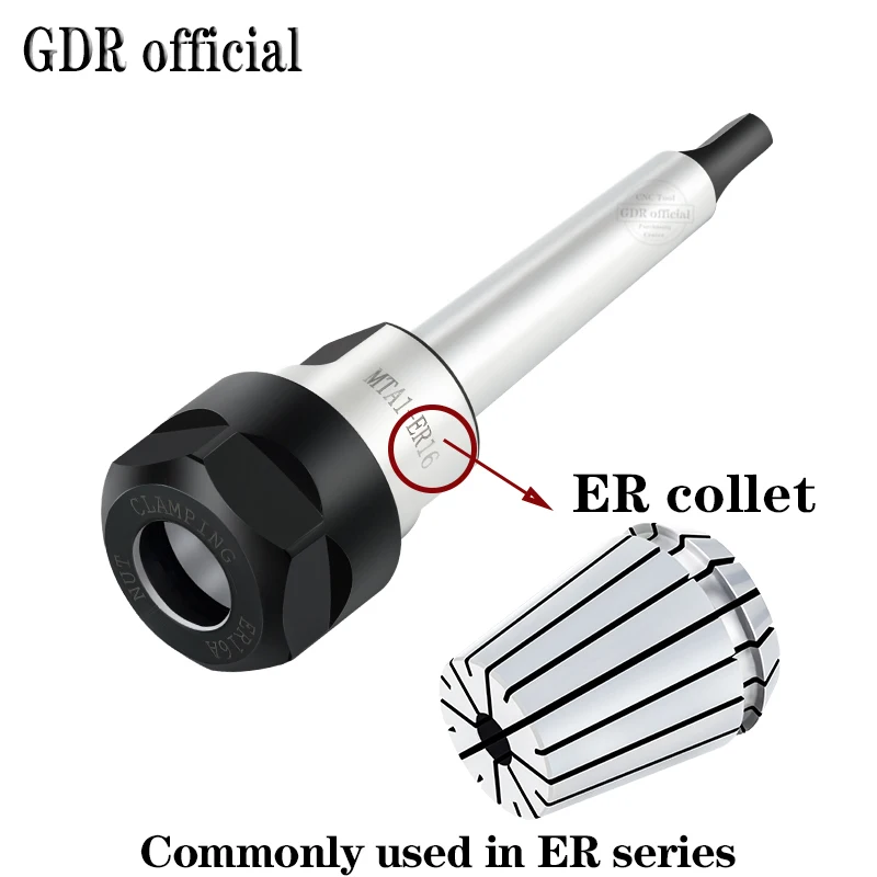 Gdr er11 er16 er20 er25 er32 er up aaa 0.003 suporte de ferramenta de mandril de pinça série er haste de extensão suporte de ferramenta pinça de