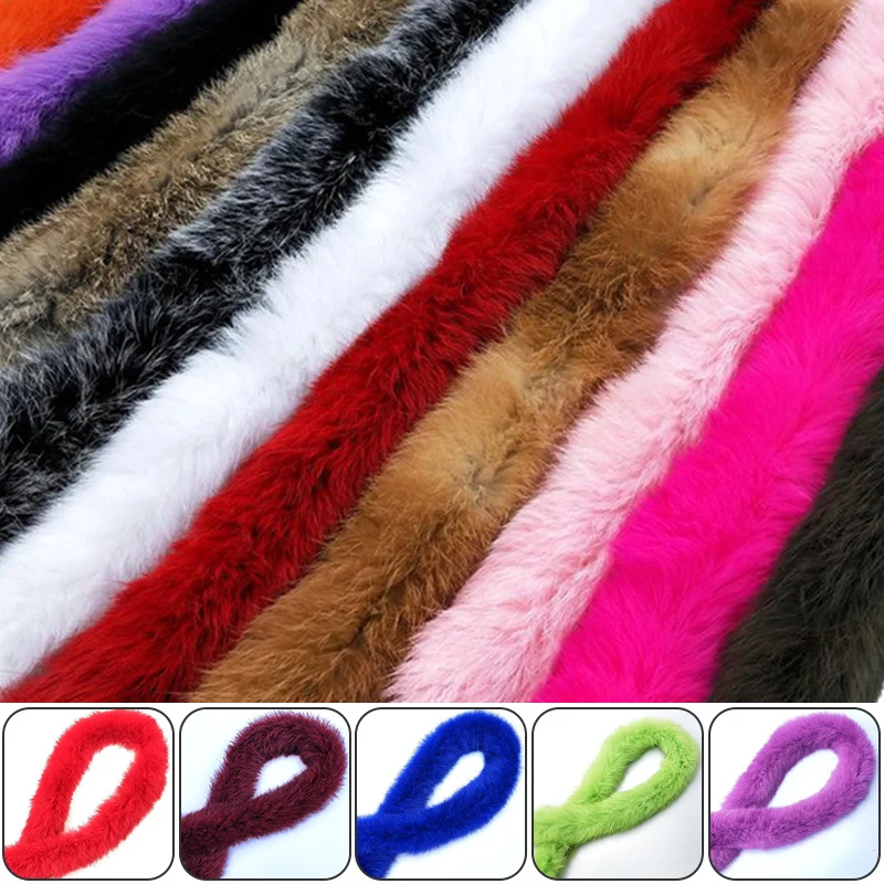 1 Meter Soft Artificial Rabbit Fur Furry Ribbon 6cm Fluffy Tapes DIY Trimming Hanfu Cloak Garment Edge Sewing Crafts Accessory