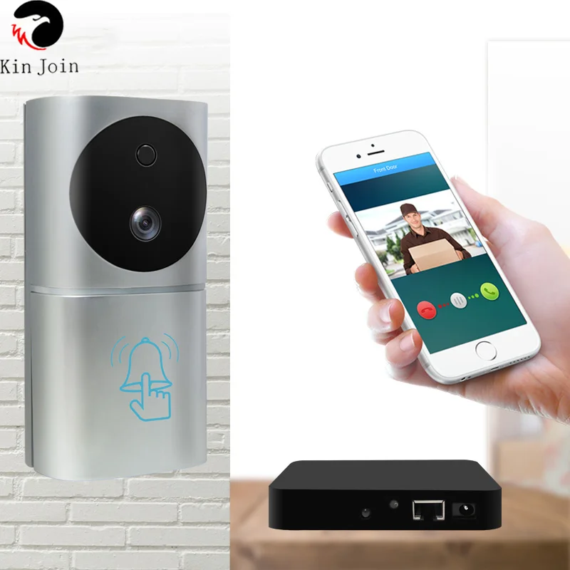 

New Design WiFi Video Doorbell Battery Powered Smart Door Bell Camera Smartphone APP Control Wireless WiFi Video Door Phone