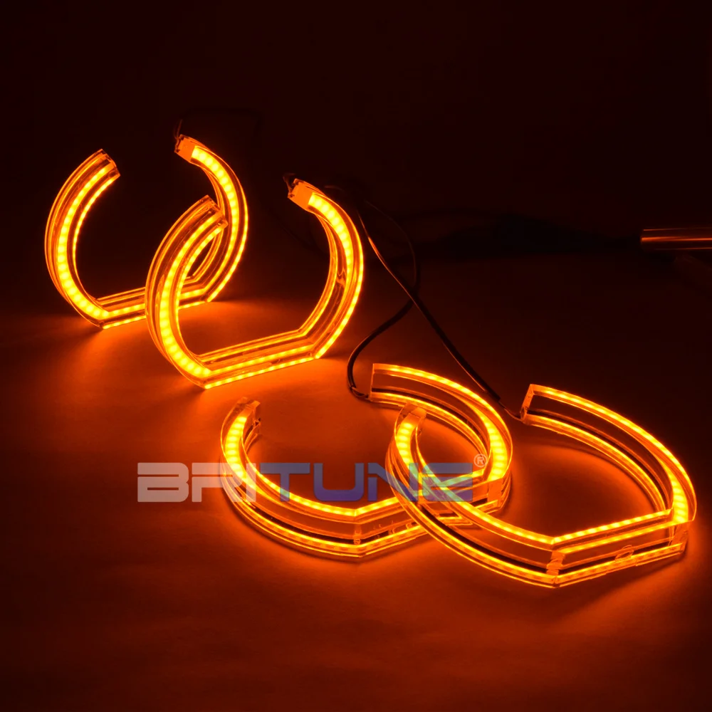 Angel Eyes For BMW F01 F02 Accessories Tuning F03 F04 730d 740d 740i 750i 760i Xenon Headlight DTM Style Switchback Car Lights image 5