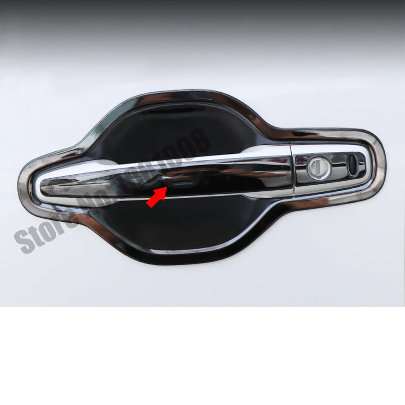 

For Mitsubishi Outlander 2016 2017 2018 2019 2020 Stainless Steel Accessories Car Door Protector Handle Decoration Cover Trim