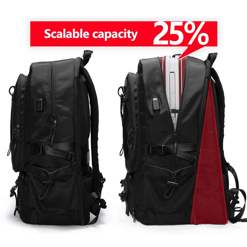 Mochila grande ao ar livre para homens, mochila de escalada e viagem, pacote esportivo, camping e caminhadas, bolsa de bagagem escolar, macho X148C,