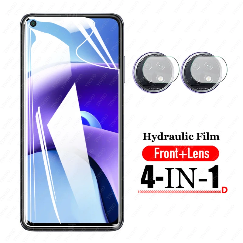 

Для Xiaomi Redmi Note 9T 5G Гидрогелевая пленка, защита для экрана, защитное стекло, пленка для объектива камеры для Redmi Note 9t J22 6,53"
