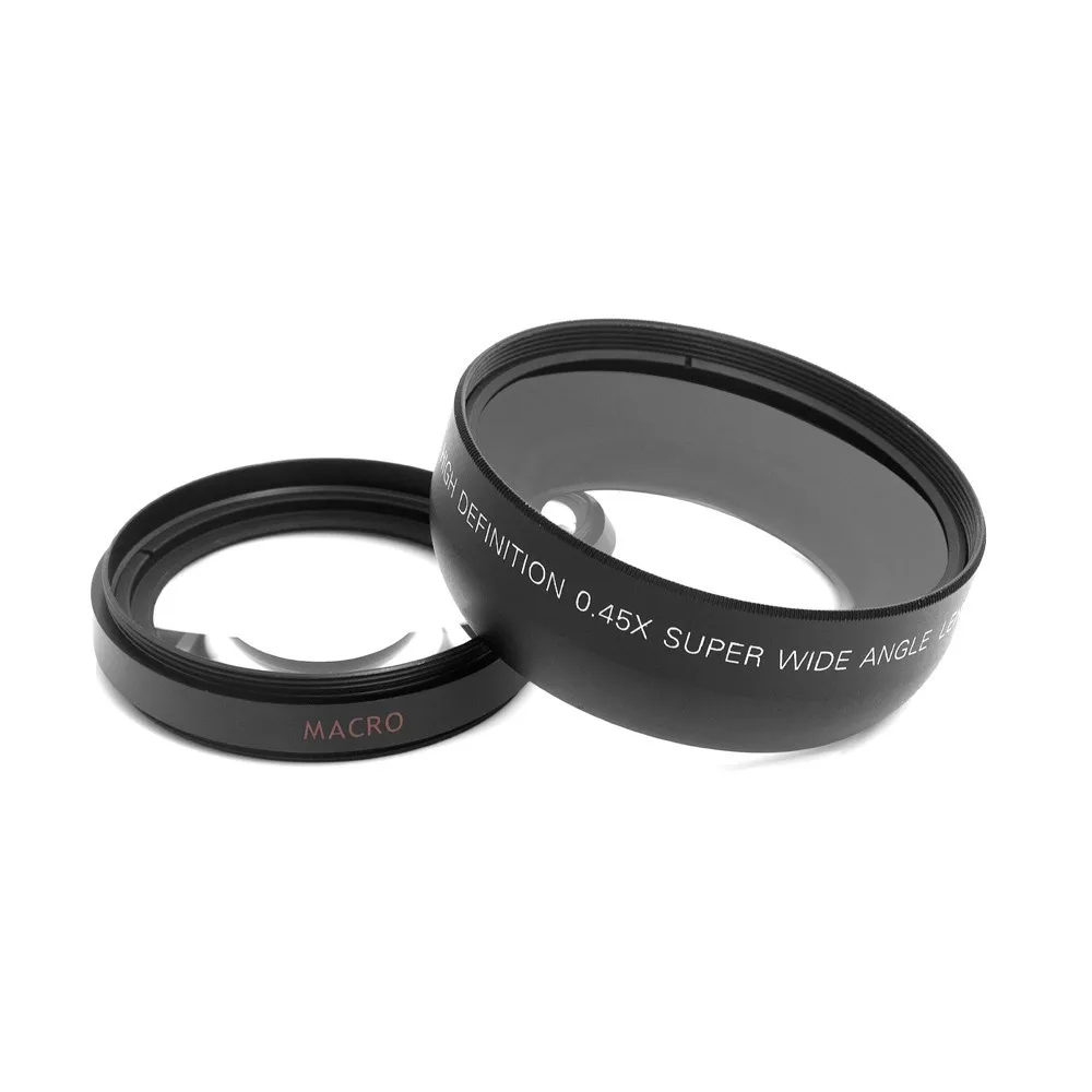 58MM 0.45x Wide Angle Lens 4 for Canon EOS 4000D, 2000D 18-55MM Lens Univeasal Camera Accessories 70-200mm Fixed Focus Lens