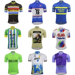 Classic MEN Cycling Jersey Short Sleeved Riding Multiple Colors Available Racing Bicycle Clothes Top Quality Outdoor Bike Wear