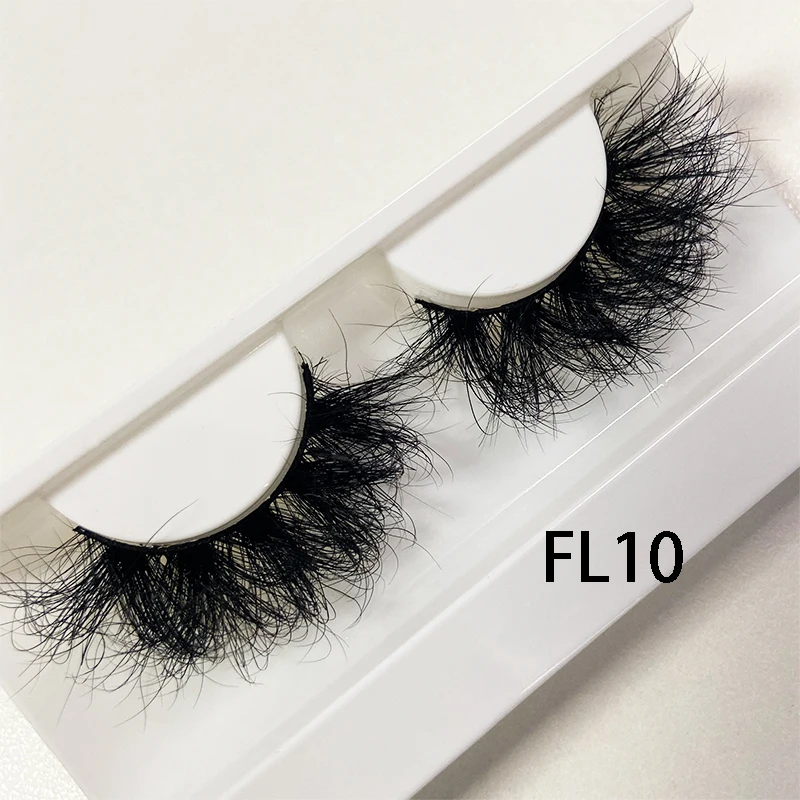 MIKIWI 22mm FL Style 3D Real Mink False Eyelash Wholesale Soft Thick Handmade Makeup Lashes Natural Fluffy Wispy New Mink Lashes