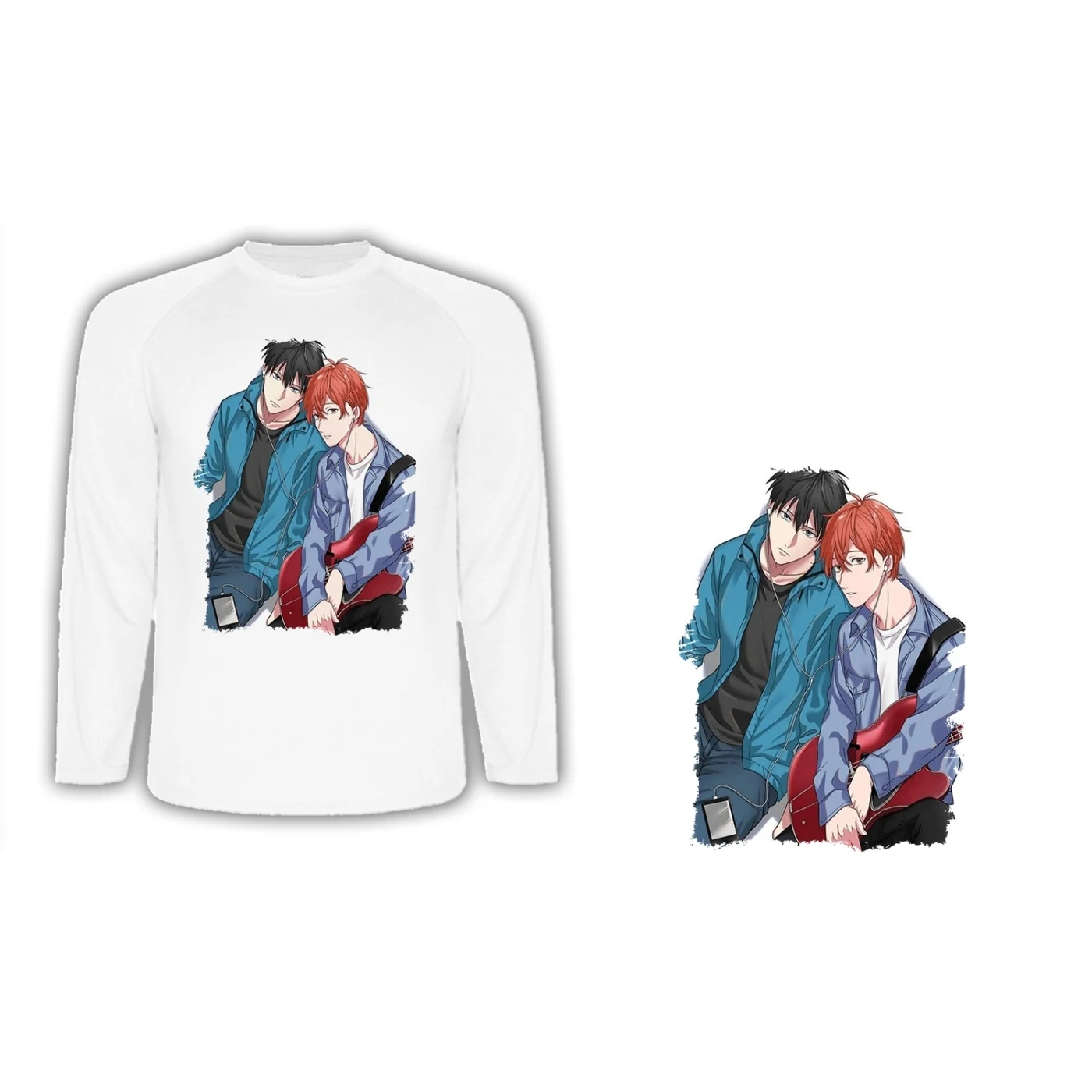 LONG SLEEVE T-SHIRT A3 ANIME GIVEN T-shirt