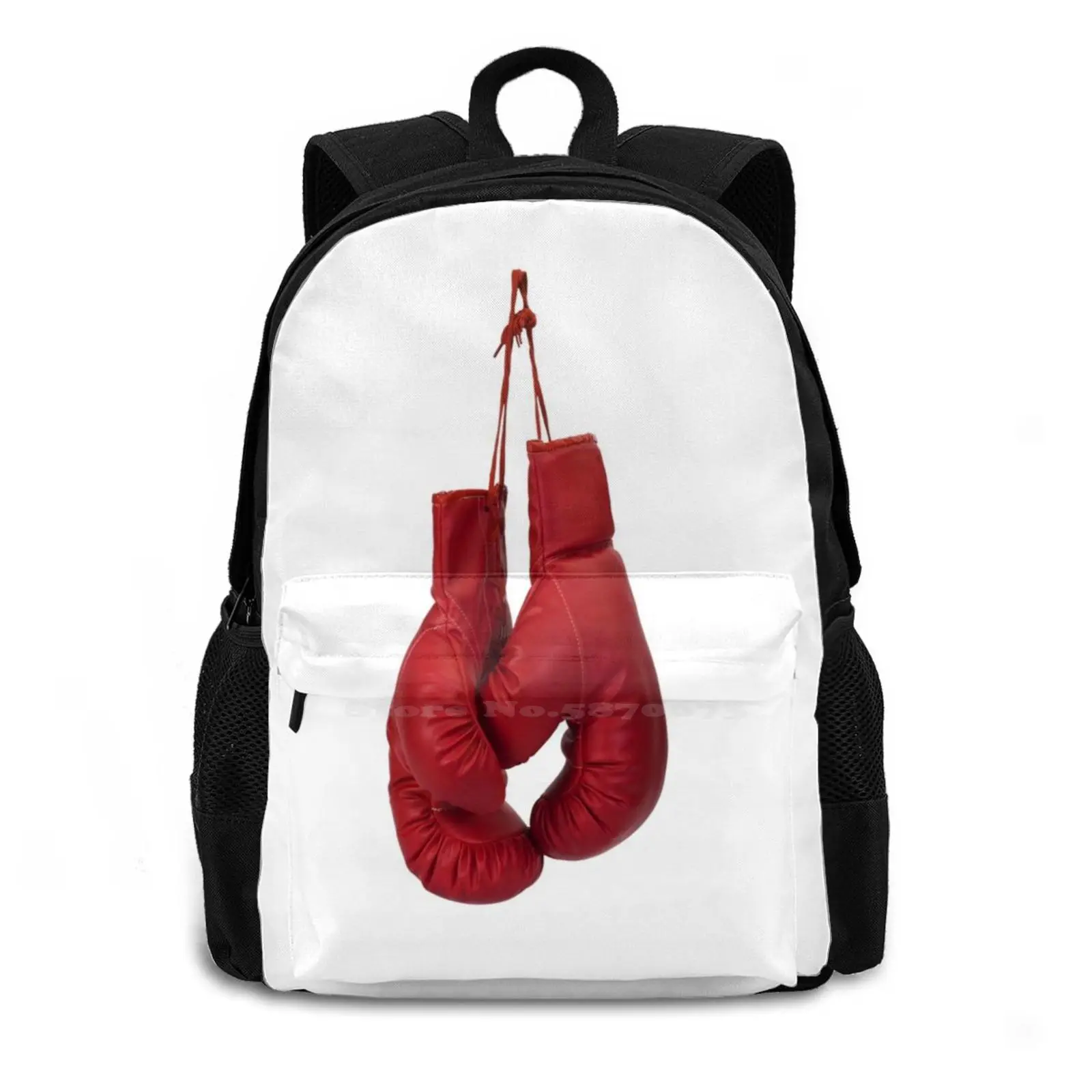 Boxing Gloves Backpack For Student School Laptop Travel Bag Boxing Gloves Boxer Gym Ali Mayweather Frazier Mcguigan Eubank Benn