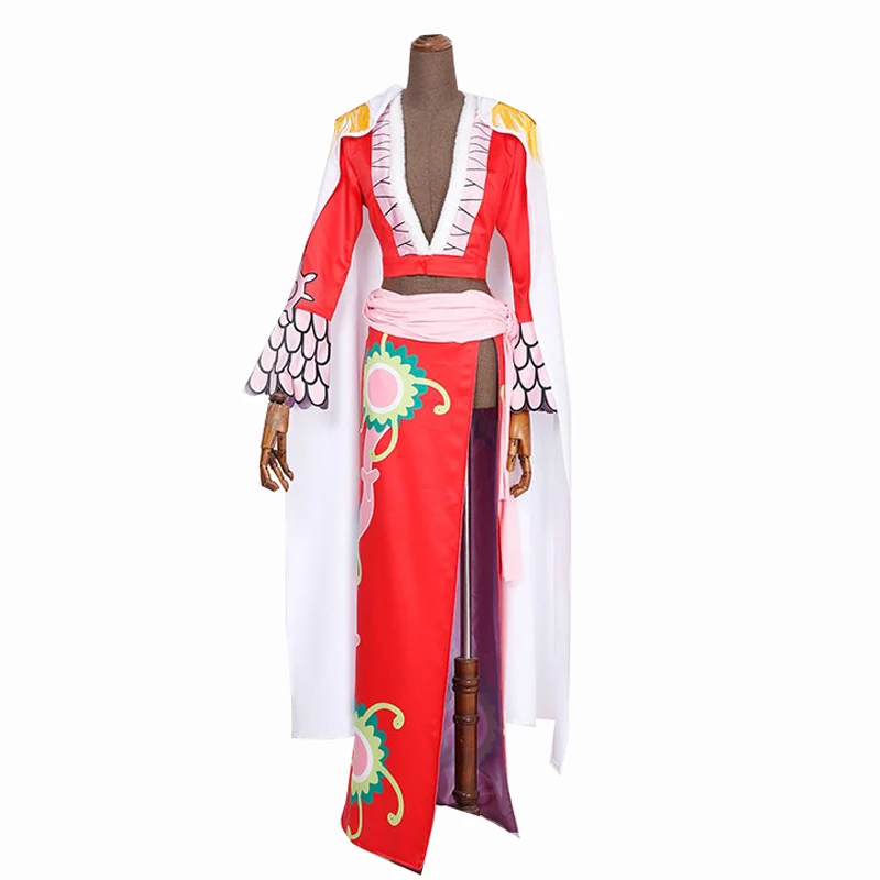 

Boa Hancock cosplay costume Halloween costumes top+skirt+belt+cape