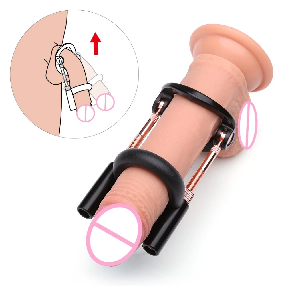 Male Enhancement Kit Eudg Enlargement Penis Extender Medical Free Penis pump Enlarger Stretcher Tension Sex Toys for Masturbator