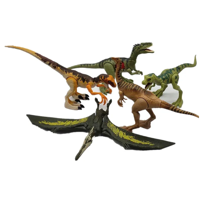 Dinosaur Tyrannosaurus Rex Monolophosaurus Pteranodon Gallimimus Simulation Model Joints Movable Action Figure Ornament Toys