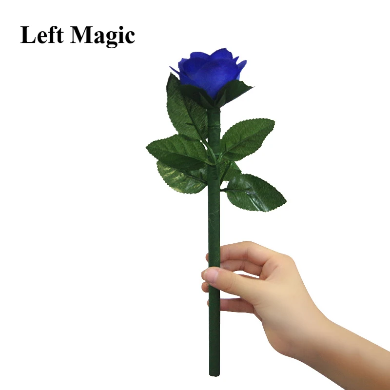 Discoloration Roses (4 Colors Change) Magic Tricks Colors Change Flower Magie Stage Street Illusion Props Comedy Gimmick