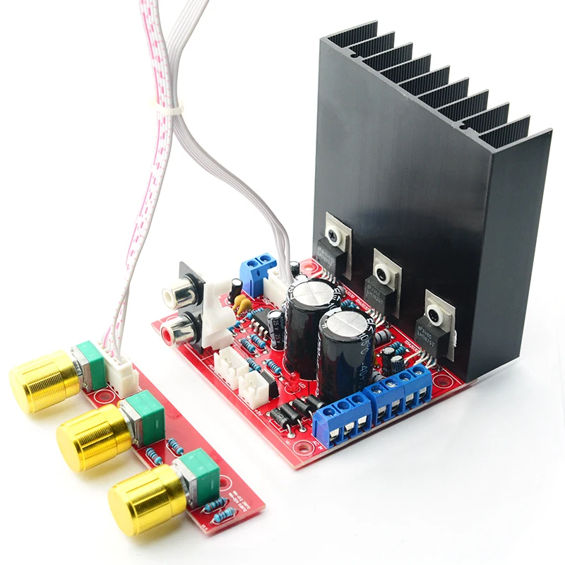 LM1875 Audio Power Amplifier Board 20W 2.1 Channels Subwoofer Amplifiers 3 Channel DIY Audio System
