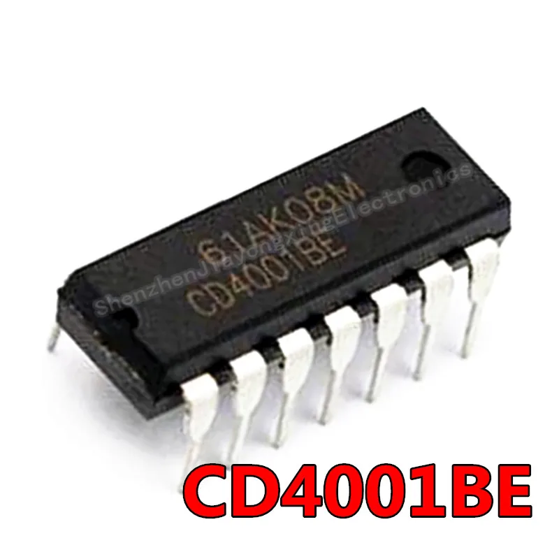 10PCS CD4001BE DIP-14 CD4001 4001 CD4001B DIP14 New and Original IC Chipset