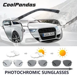 CoolPandas Brand Design Square Sunglasses Men Polarized Photochromic Sun Glasses Women Driving Goggle lentes de sol hombre